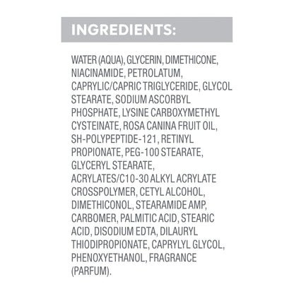 Dove Cream Serum Pro-Retinol + Firming for Elasticity and Firmness, with Collagen Peptides, Niacinamide and Antioxidants Lotion, 8 oz