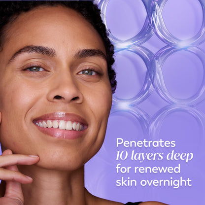 Olay Night Cream for Face, Anti-Aging Face Moisturizer for Women - Fragrance-Free Skin Care, Anti-Wrinkle, Exfoliate, Smooths Texture