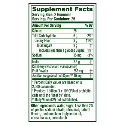 Align Probiotic, Women's Dualbiotic, Womens Probiotic Gummies, Prebiotics and Probiotics for Women, with Cranberry for Urinary Tract Health