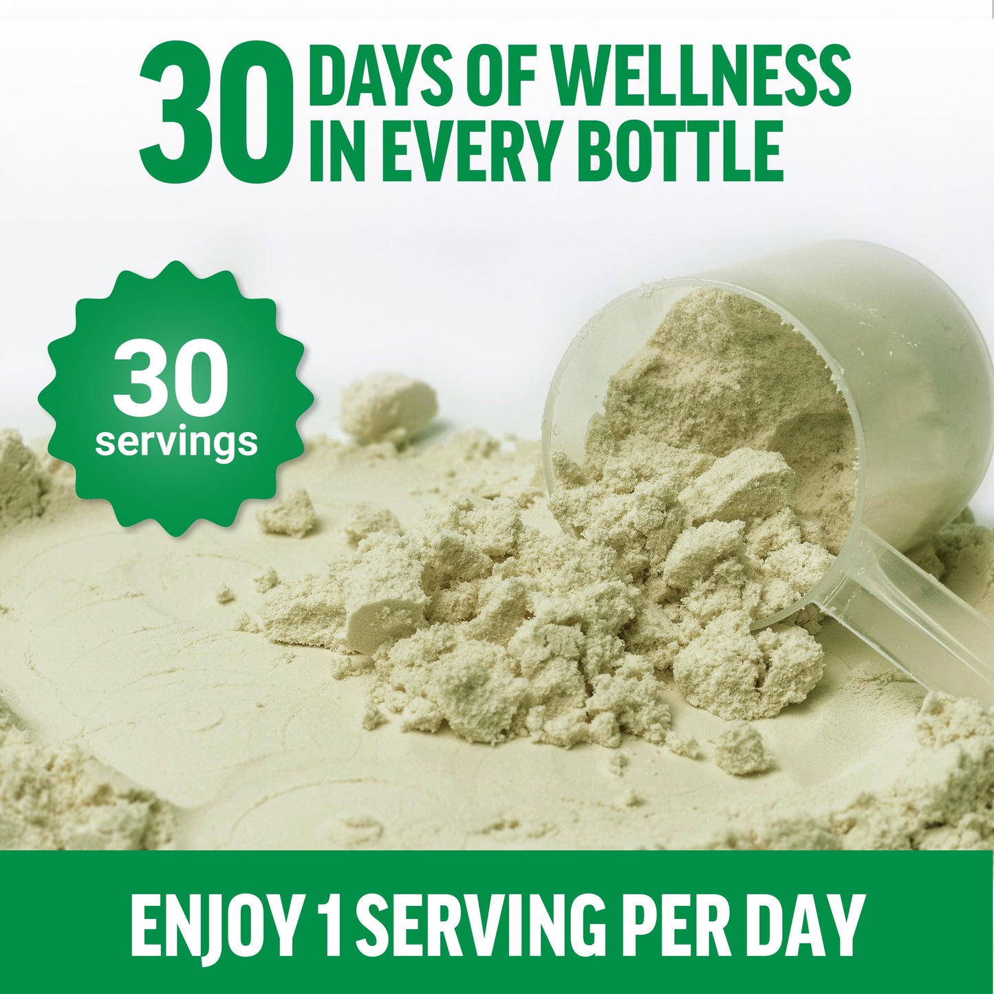 Force Factor Smarter Greens Daily Wellness Powder 2-Pack to Support Energy, Immunity & Digestion, Superfood Greens Powder with Vitamins, Minerals & Probiotics, Unflavored, 60 Servings Force FactorBuy Supplements Australia