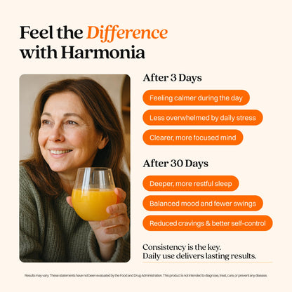 Harmonia Cortisol Cocktail | Cortisol Supplements for Women & Men with Ashwagandha, Magnesium & L-Theanine | Drink Harmonia for Stress Relief, Weight Management & Sleep Support (1 Pack x 30 Servings) HARMONÍABuy Supplements Australia