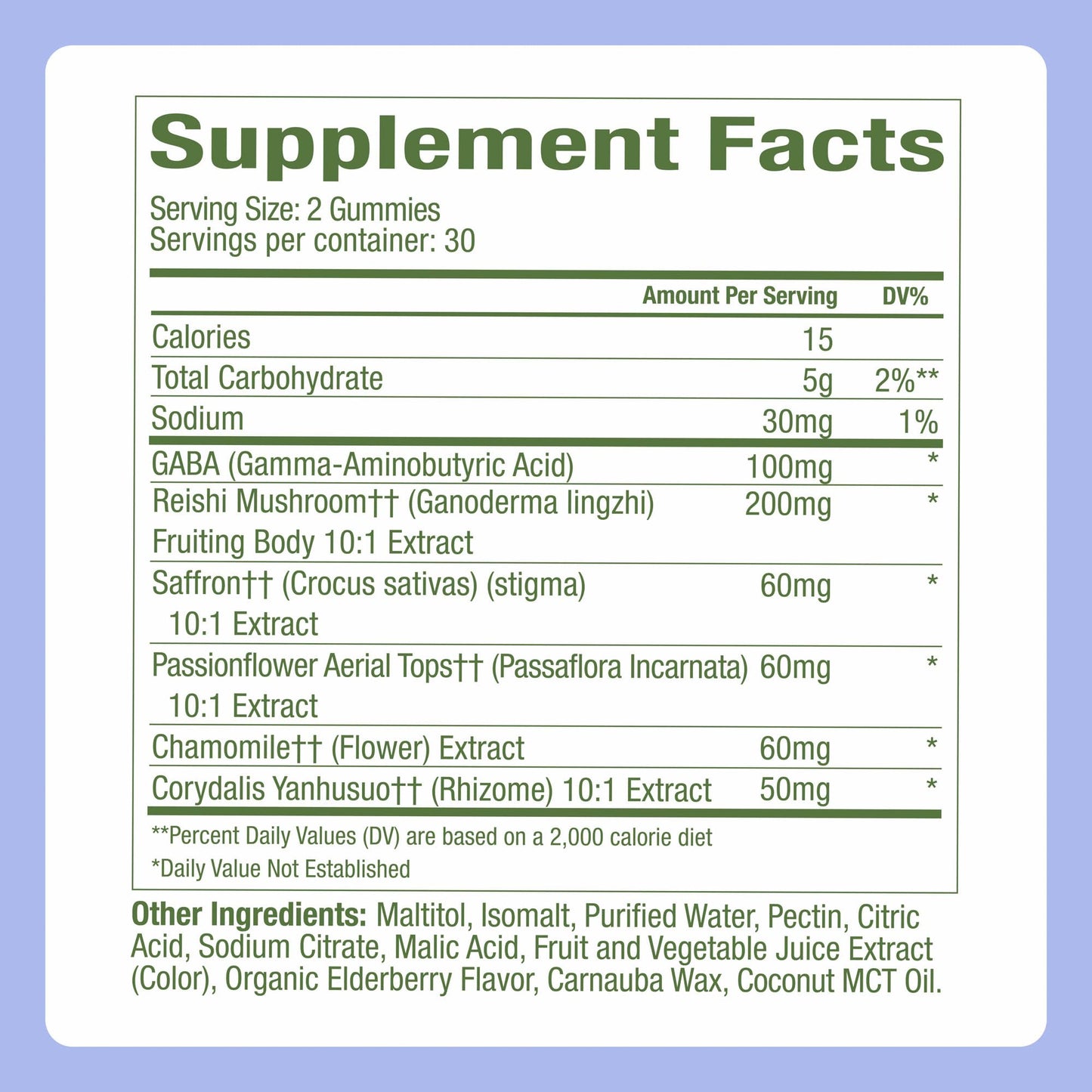 Plant People WonderSleep Mushroom Gummies Supplement for Sleep, No Melatonin with Reishi Super Mushrooms, Wild Elderberry Flavor, Sugar-Free (60 Count)