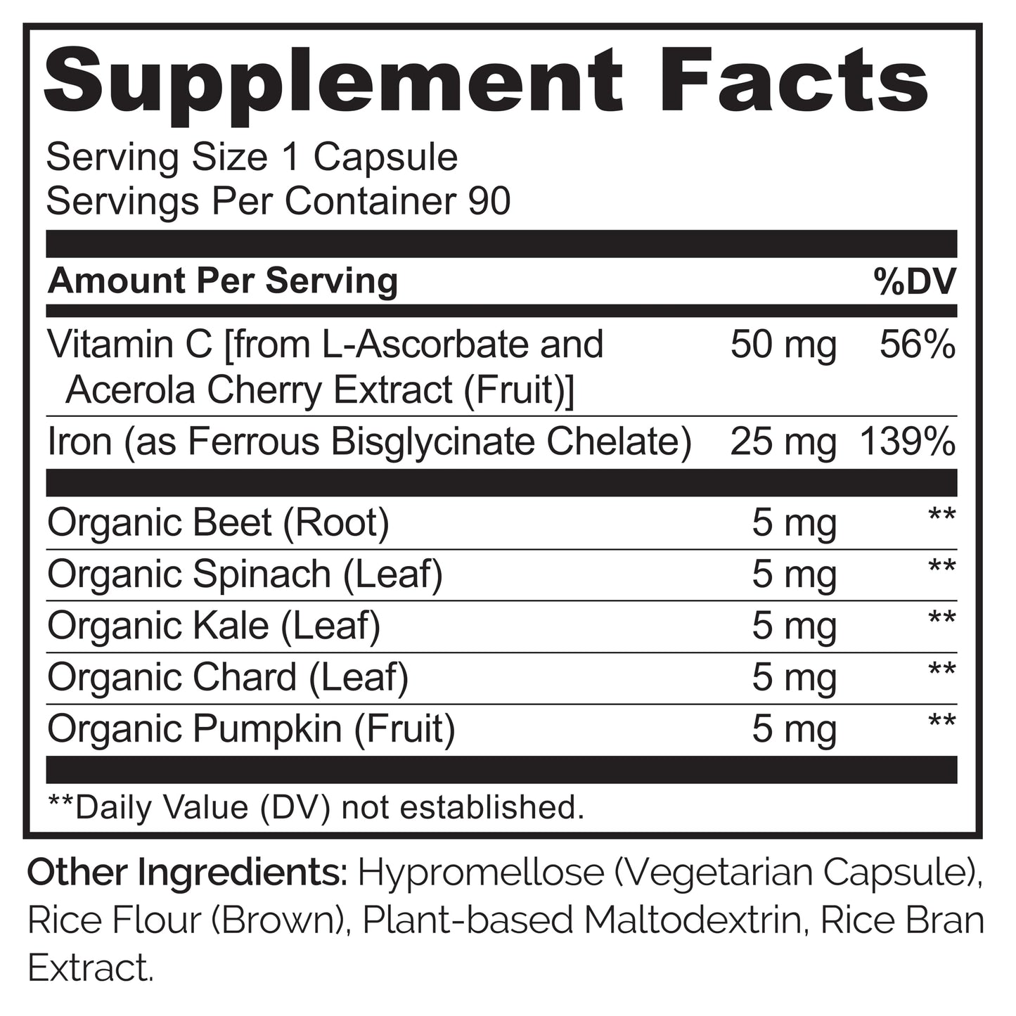 NATURELO Vegan Iron Supplement with Vitamin C and Organic Whole Foods - Gentle Iron Pills for Women & Men with Iron Deficiency Including Pregnancy