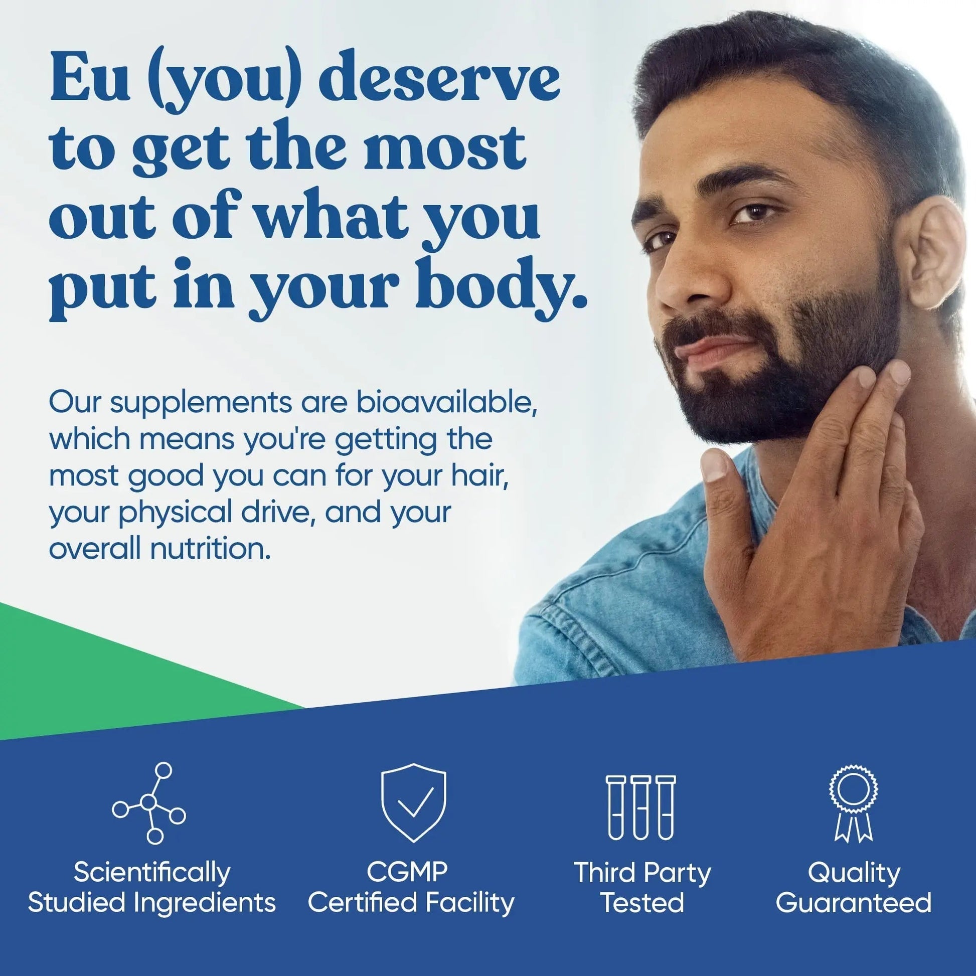 Next Gen Multi for Him Advanced Men’s Multivitamin Supplement – 26-in-1 Multiblend for Beard & Hair Growth, Men’s Reproductive Health Eu Natural