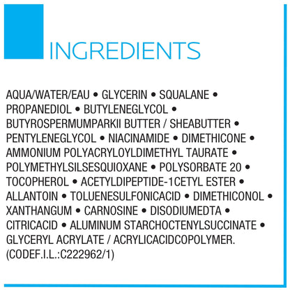 La Roche-Posay Toleriane Dermallergo Night Cream for Face, Intense Soothing Moisturizer with Vitamin E, Allergy Tested