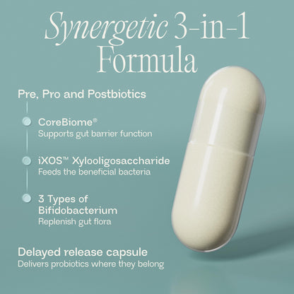 BIOMA Probiotics - Digestive Health Probiotic - Gut Support for Men & Women with Xylooligosaccharides, Tributyrin & Bifidobacterium - Vegan & Gluten Free