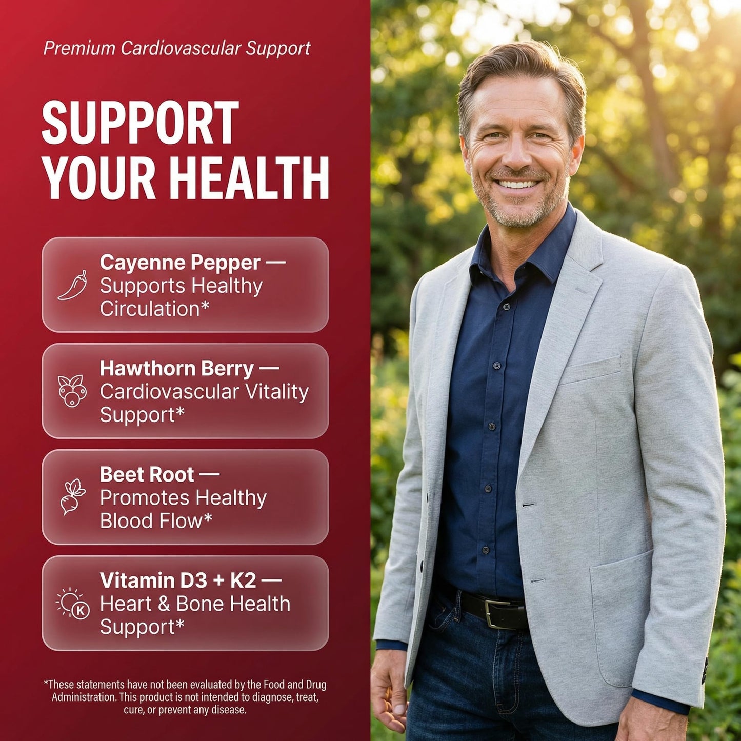 Clean Nutra Cayenne Pepper Drops Supplement Liquid + Hawthorn Berry, Vitamin D3 K2 Beet Root Powder, Ceylon Cinnamon, Turmeric Curcumin, Organic Panax Ginseng, Berberine Extract 1 Pack Clean Nutraceuticals buy supplements Au