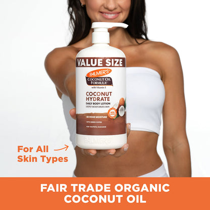 Palmer's Coconut Oil Formula Body Lotion for Dry Skin, Hand & Body Moisturizer with Green Coffee Extract & Vitamin E
