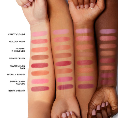 Too Faced Cloud Crush Blurring Blush | Velvety Powder Blush for Cheeks with High-Pigment Formula | 93% Naturally Derived Ingredients, Vegan & Cruelty-Free, Velvet Crush, 0.17 Ounce