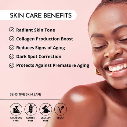 MAELOVE Glow Maker Vitamin C Serum with Vitamin E, Ferulic Acid & Hyaluronic Acid, Award-Winning Brightening