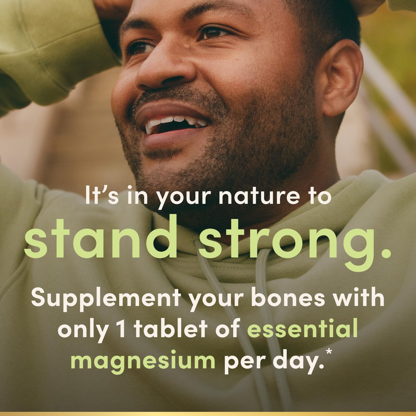 Nature's Bounty Magnesium 500 mg Tablets, High Potency Magnesium Supplement for Bone & Muscle Health, Whole Body Support, 200 Count (Pack of 1)