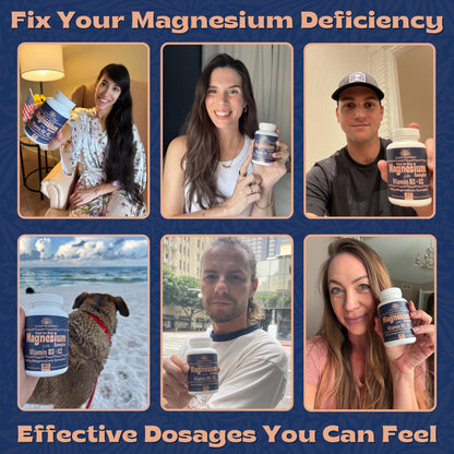 Local Nutrition Magnesium Complex 420mg with Vitamin D3 K2 - Four Bioavailable Forms Including Bisglycinate (Glycinate), Malate, Taurate, and Chloride for Superior Absorption - 90 Capsules Made in USA Local NutritionBuy Supplements Australia