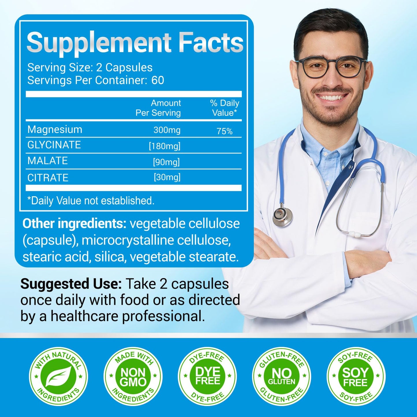 ASSR Triple Magnesium Complex – 300mg Magnesium Supplement with Glycinate, Malate & Citrate – Supports Relaxation, Muscle & Nerve Function – High Absorption, Vegan, Non-GMO, 120 Capsules ASSR buy supplements Au