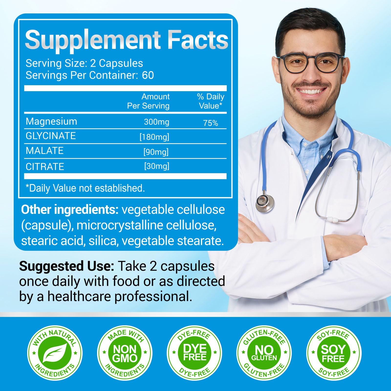 ASSR Triple Magnesium Complex – 300mg Magnesium Supplement with Glycinate, Malate & Citrate – Supports Relaxation, Muscle & Nerve Function – High Absorption, Vegan, Non-GMO, 120 Capsules ASSR buy supplements Au