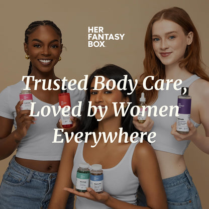 Her Fantasy Box | Healthy Box | Vaginal Probiotics for Women – Prebiotics + Advanced Lactobacillus Blend – Supports Natural Hormonal Balance – Feminine Health Support with Cranberry & D-Mannose