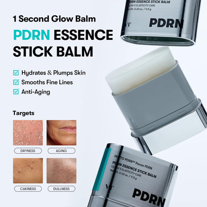 VT COSMETICS PDRN Essence Stick Balm, PDRN Collagen Multi Wrinkle Stick, All-in-One Eye & Neck Treatment