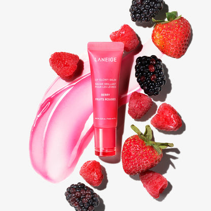 LANEIGE Lip Glowy Balm, Berry: Sheer Tinted Lip Moisturizer with Shea Butter, for Hydrating Shine & Soft Lips LANEIGEBuy Supplements Australia