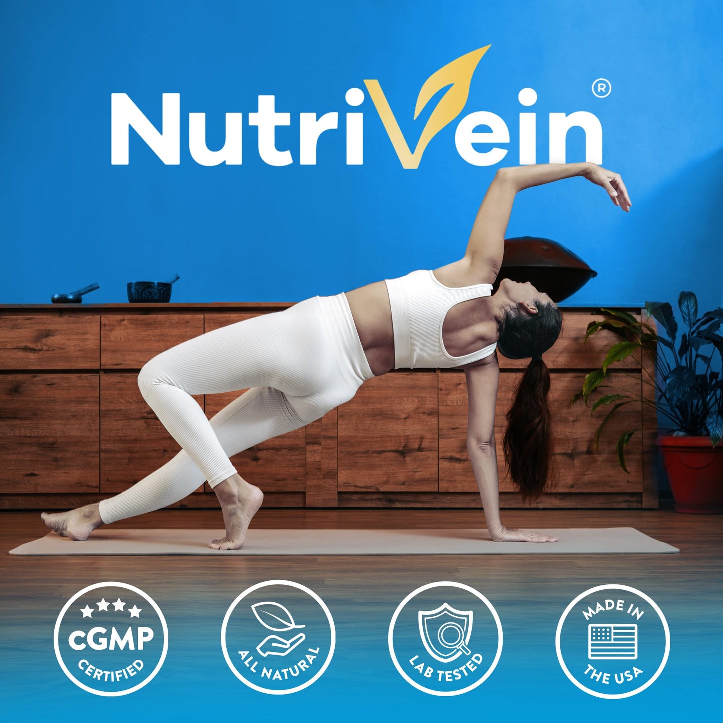 Nutrivein Premium Berberine 1200 mg with Ceylon Cinnamon - 120 Capsules: High-Absorption Berberine Supplement