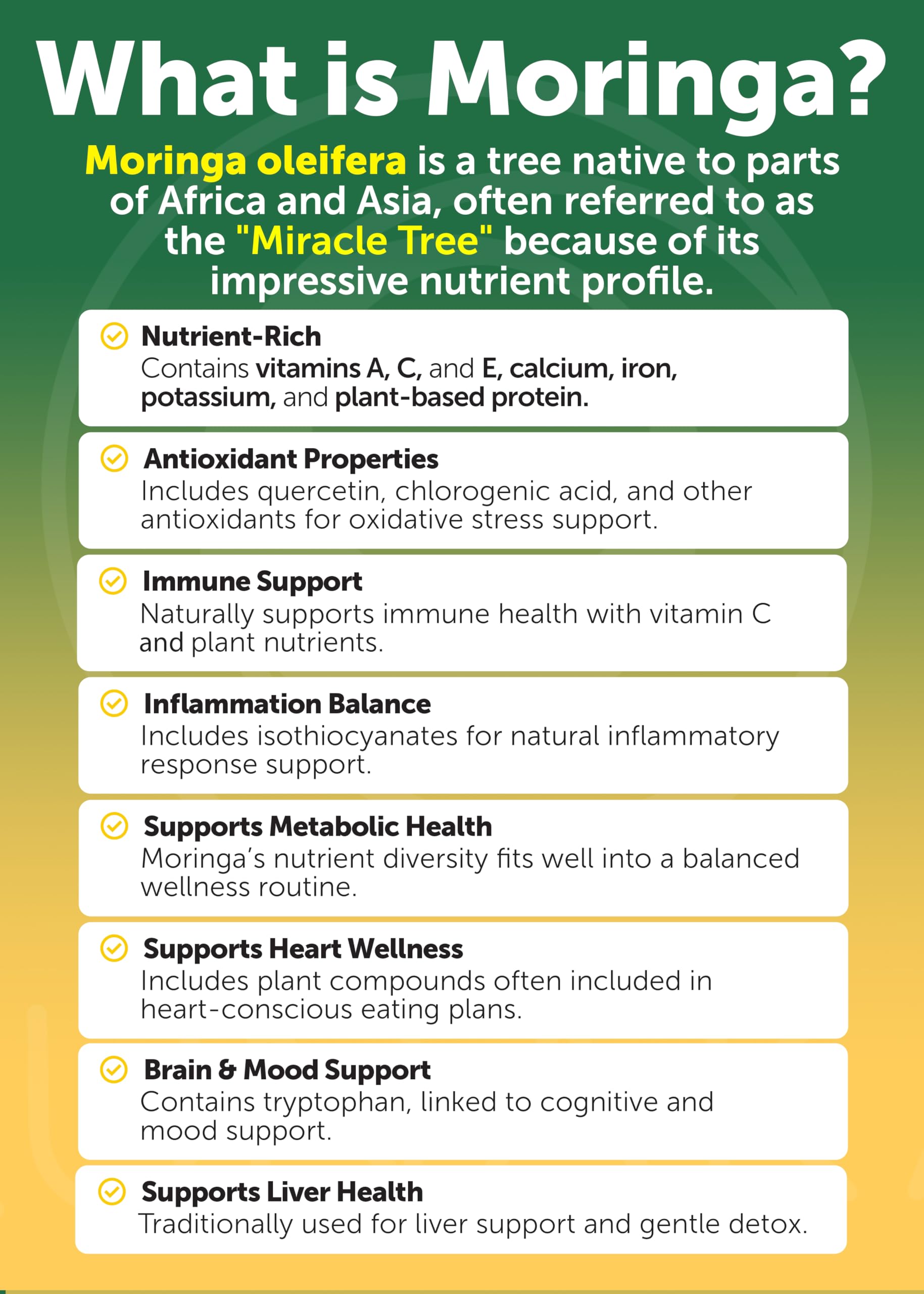 Lunakai USA Made Pure Moringa Capsules – Advanced Moringa Leaf Extract Supplement with Ashwagandha, Boswellia, Ginseng & Turmeric, 60ct LunakaiBuy Supplements Australia