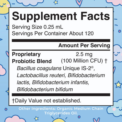 MaryRuth Organics USDA Organic Infant Liquid Probiotic Drops | Baby Essentials | Probiotics for Infants | Baby Probiotic Drops
