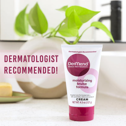 Dermend Arnica Bruise Cream with Vitamin K - Moisturizer for Bruising on Arms, Legs & Hands - 4.5 Oz