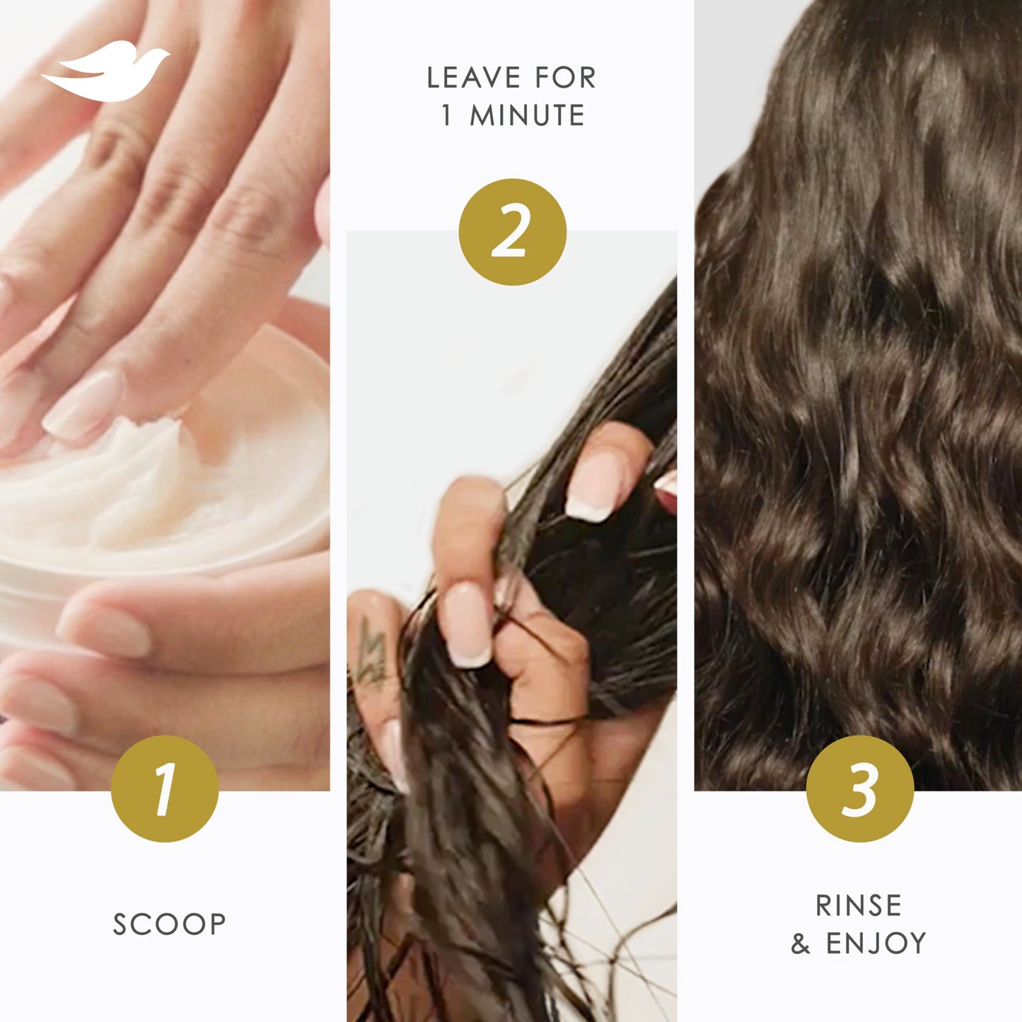 Dove Hair Intensive Repair 10in1 Serum Mask for Damaged Hair with Bio-Protein Care Technology and Amino Serum 9.2 fl oz