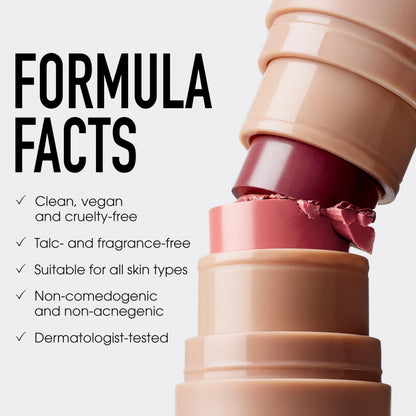 bareMinerals Gen Nude Dew in One Cheek & Lip Stick - Berry Me in Merlot
