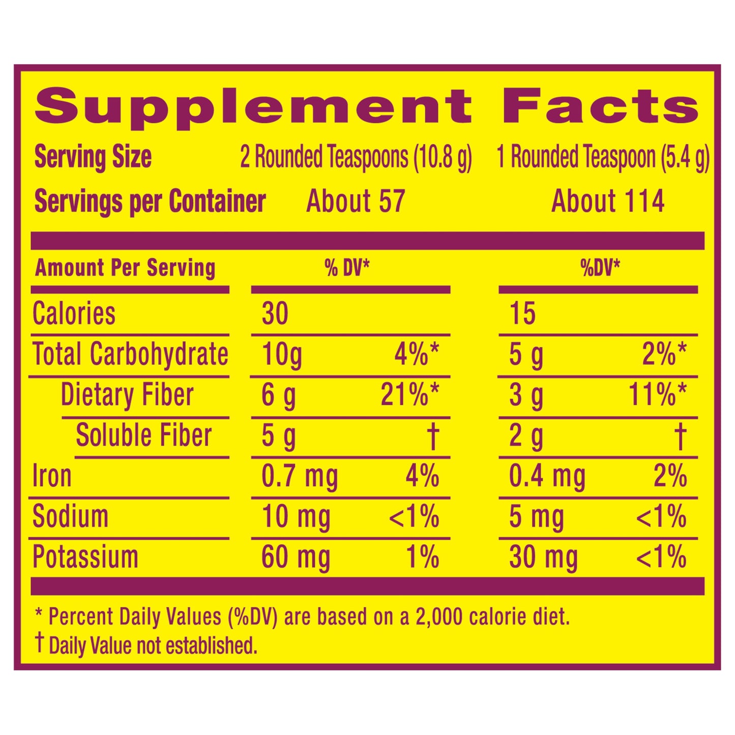 Metamucil, Psyllium Husk Powder, Unflavored with No Added Sweeteners, 114 Servings, 4-in-1 Fiber Supplement, Daily Psyllium Husk Fiber Powder