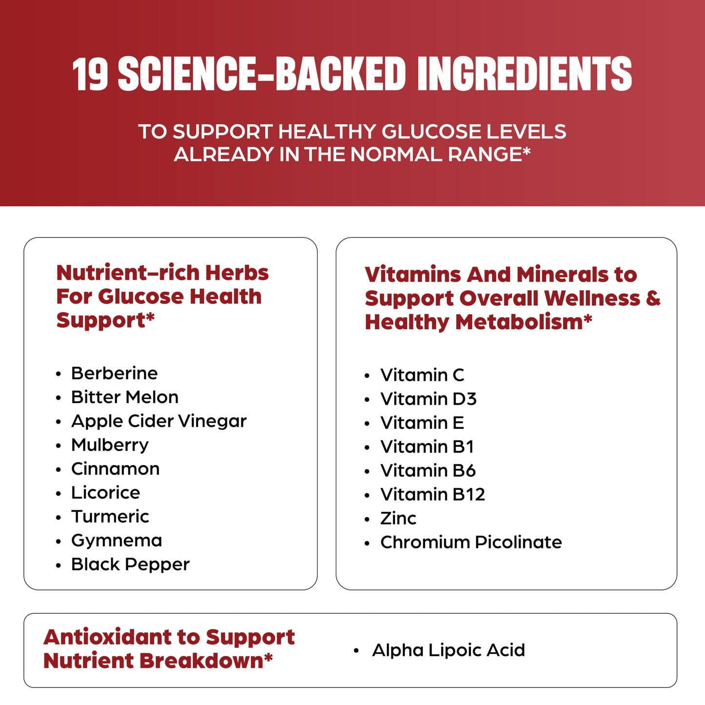 Blood Sugar Support Complex Supplement | Supports Healthy Blood Sugar Levels Already Within Normal Range | With Berberine, Cinnamon, Chromium, Turmeric