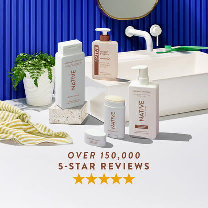 Native Liquid Hand Soap, Coconut & Vanilla Scent, Non-Drying Formula for Soft, Smooth Hands