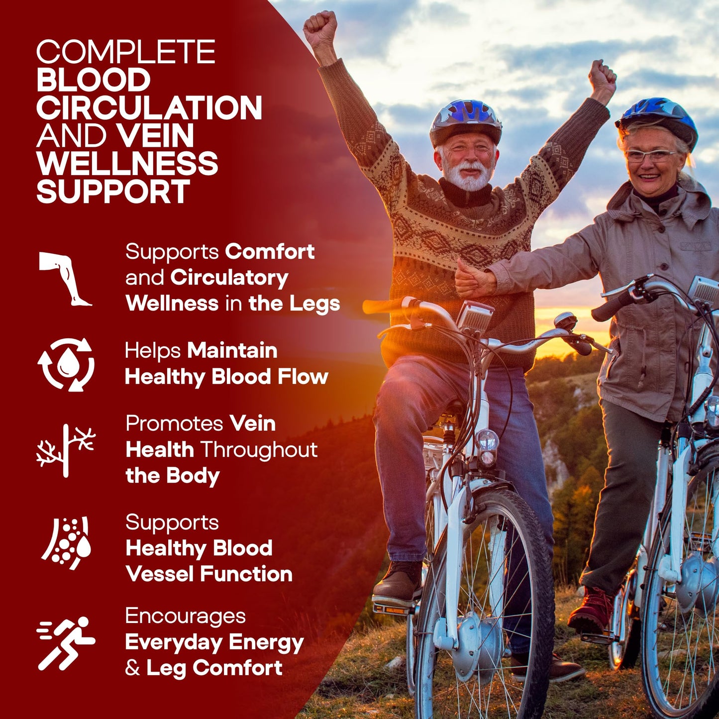 HerbaMe Blood Circulation Supplement, 120 Capsules, Supports Leg Vein, Heart, Vessels and Cardiovascular Health with Niacin, L-Arginine, Ginger, Cayenne Pepper