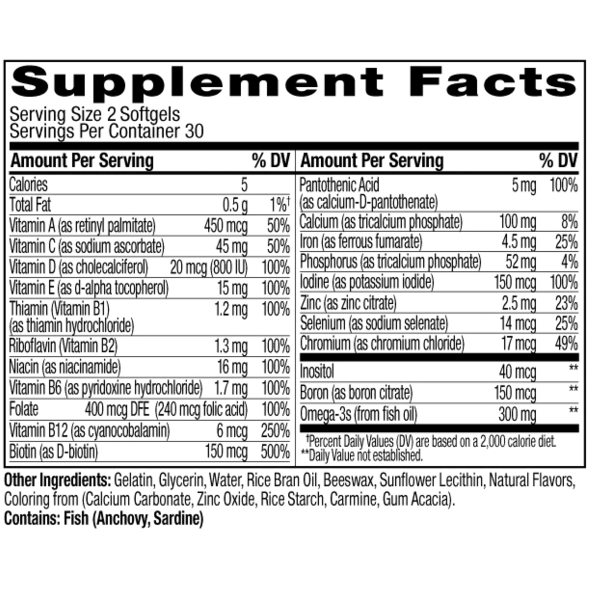OLLY Ultra Strength Women's Multi Softgels, Overall Health and Immune Support, Omega-3s, Iron, Vitamins A, D, C, E, B12, Daily Multivitamin, 30 Day Supply - 60 Count OLLY buy supplements Au