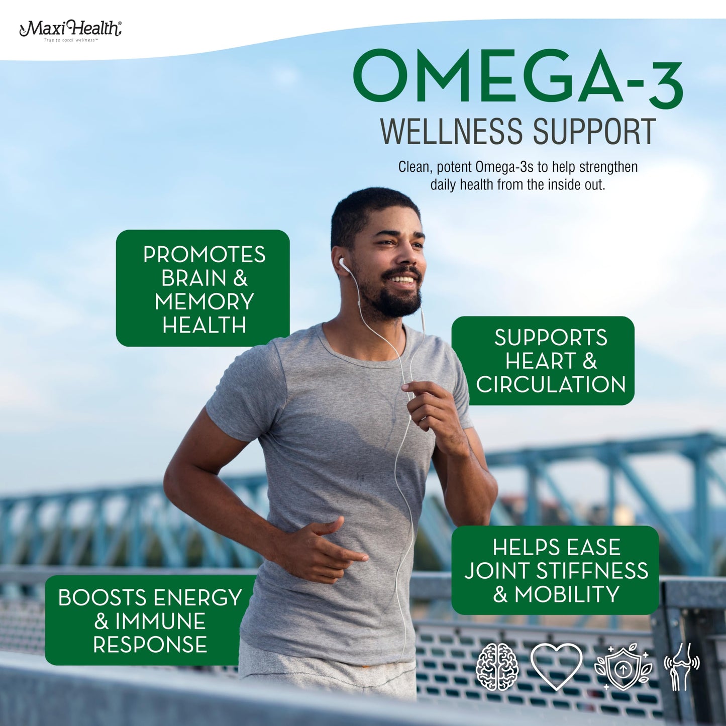 Omega 3 Fish Oil - Triple Strength 2000 mg Kosher Fish Oil Supplements - No Fishy Aftertaste Omega 3 Supplement - Burpless Fish Oil Omega 3 Fatty Acid