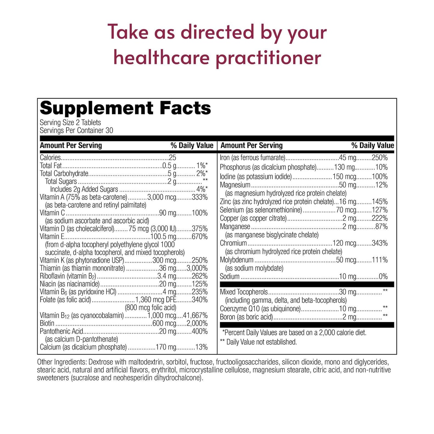Bariatric Advantage Chewable Advanced Multi EA - High Potency Daily Multivitamin with Iron for Bariatric Surgery Patients