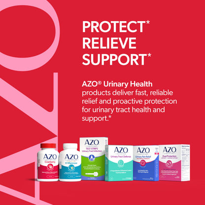 AZO Cranberry Urinary Tract Health Gummies Dietary Supplement, 2 Gummies = 1 Glass of Cranberry Juice, Helps Cleanse & Protect