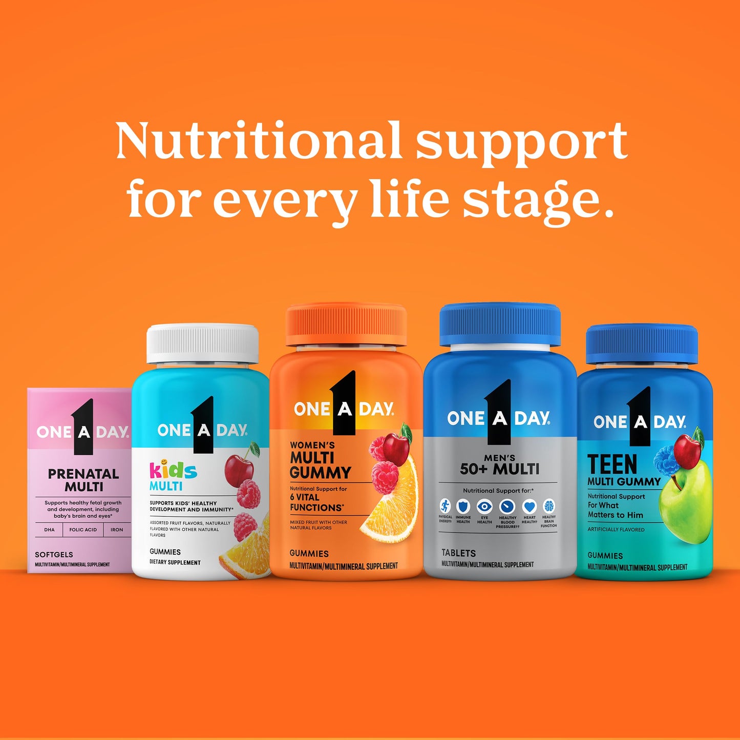 One A Day Multivitamin for Women- Daily Vitamins for Woman with Biotin, Calcium, Folic Acid, Iron & Zinc, Complete Women’s Vitamins