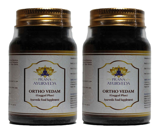 GUGGUL Plus Tablets (Ortho Vedam) 1400mg per Serving - Ayurvedic Supplement for Supporting Comfortable Movement of The Joints and Muscles (2 Packs of 90 Tablets Each) Prana AyurvedaBuy Supplements Australia
