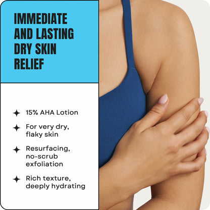 AmLactin Intensive Healing - Therapeutic Body Cream for Extremely Dry Skin - No-Scrub Exfoliator and Body Moisturizer Cream