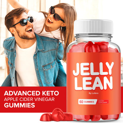(2 Pack) Jelly Lean Gummies, JellyLean Gummys Loss Support Formula, Premium All-Natural Ingredients Advanced Maximum Strength for Overall Health & Wellness Supplement