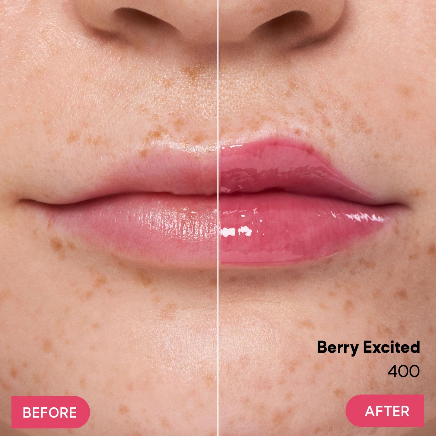 Almay Gleam Big™ Lip Serum, Hydrating and Moisturizing, Hypoallergenic Lip Gloss, Non-Sticky, 100 Positively Pink, 0.13 fl oz