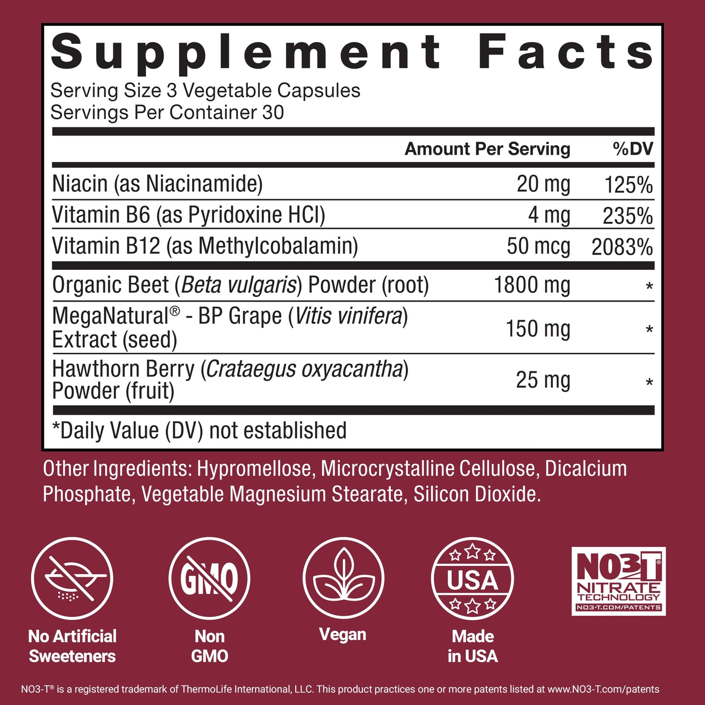Force Factor Total Beets Blood Pressure Support Beet Root Capsules, 1800mg Organic Beet Root Powder Beet Supplement with Hawthorn Berry to Support Circulation