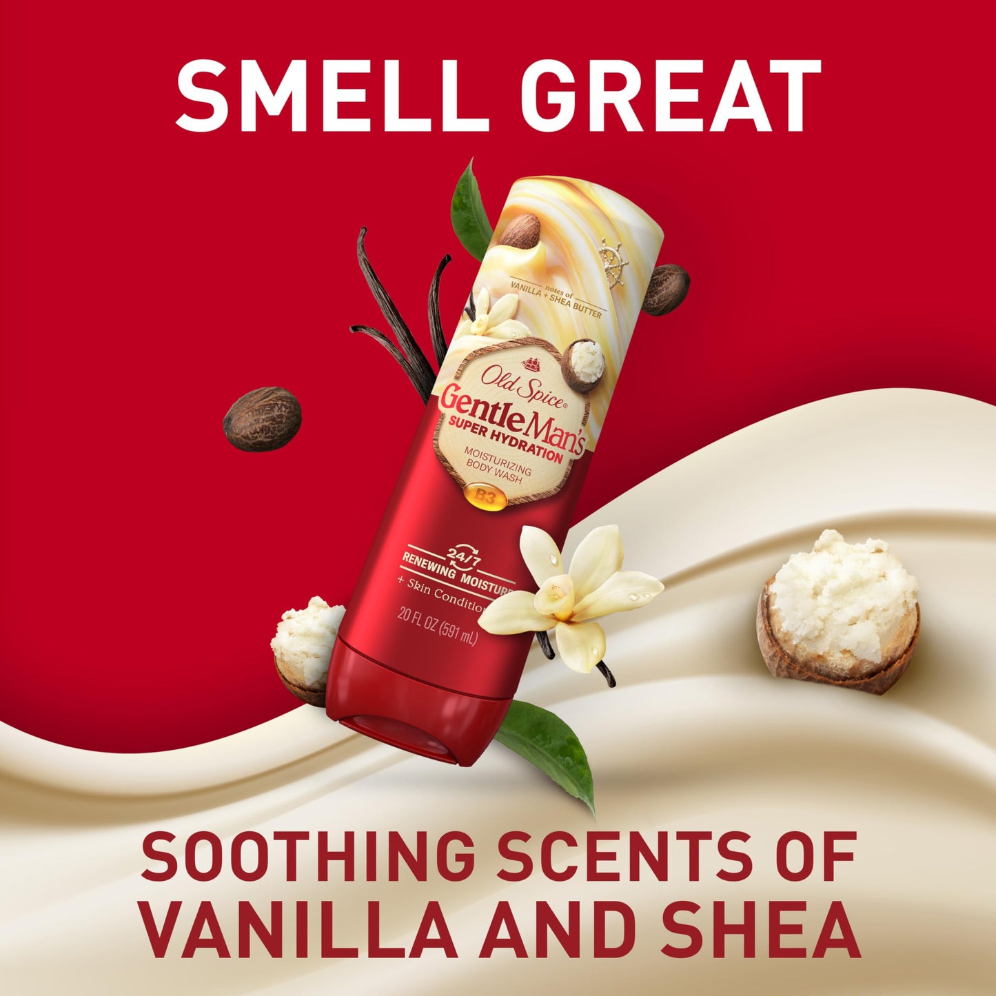 Old Spice Body Wash GentleMan’s Super Hydration for Men, 24/7 Renewing Moisture, Gentle on Skin with Skin Conditioners