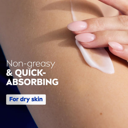 NIVEA Shea Nourish Body Lotion for Dry Skin with Hyaluronic Acid, Shea Butter and Deep Nourishing Serum