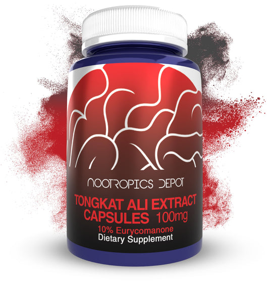 Depot Tongkat Ali Extract Capsules | 100mg | 60 Count | 10% Eurycomanone by HPTLC | Eurycoma longifolia Root Extract
