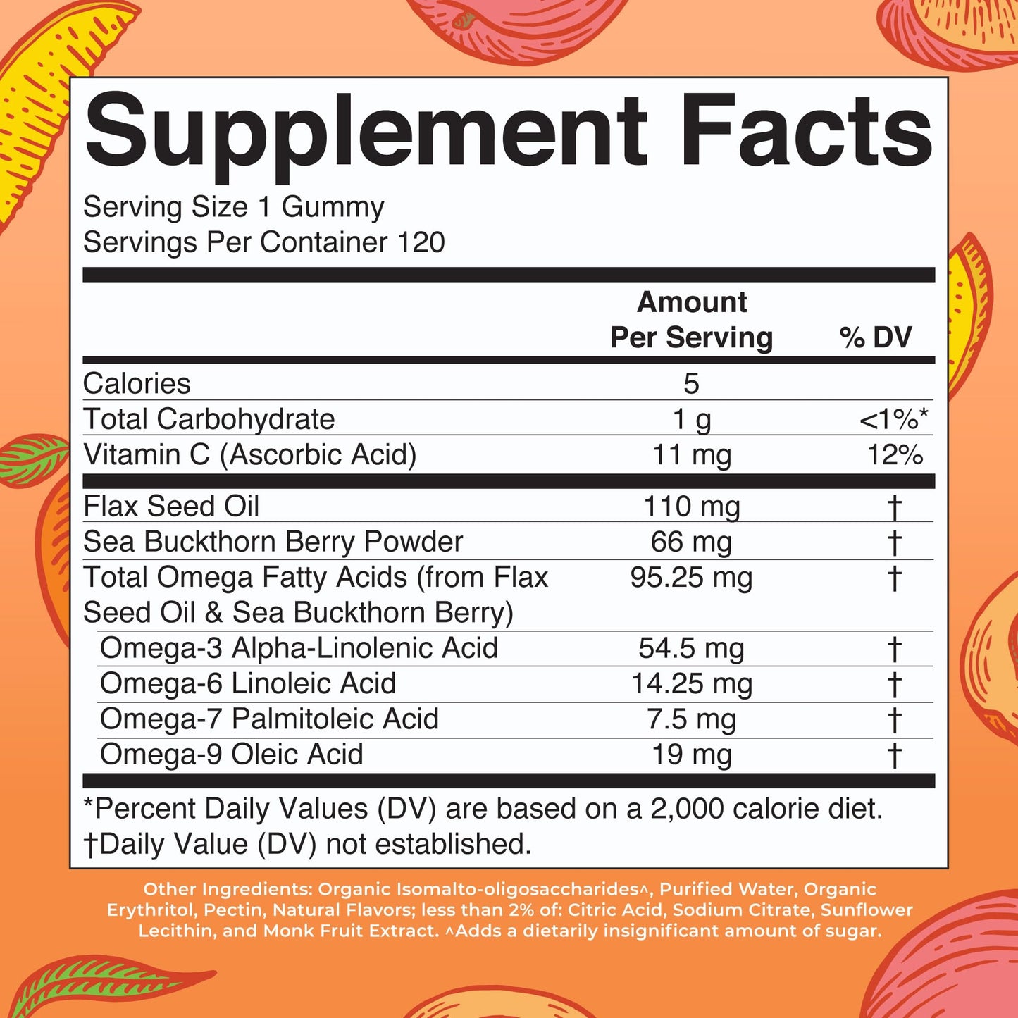 MaryRuth Organics Vegan Omega 3 6 7 9 Gummies | Up to 4 Month Supply | Omega 3 Supplement with Flaxseed Oil | Omega 3 Gummies