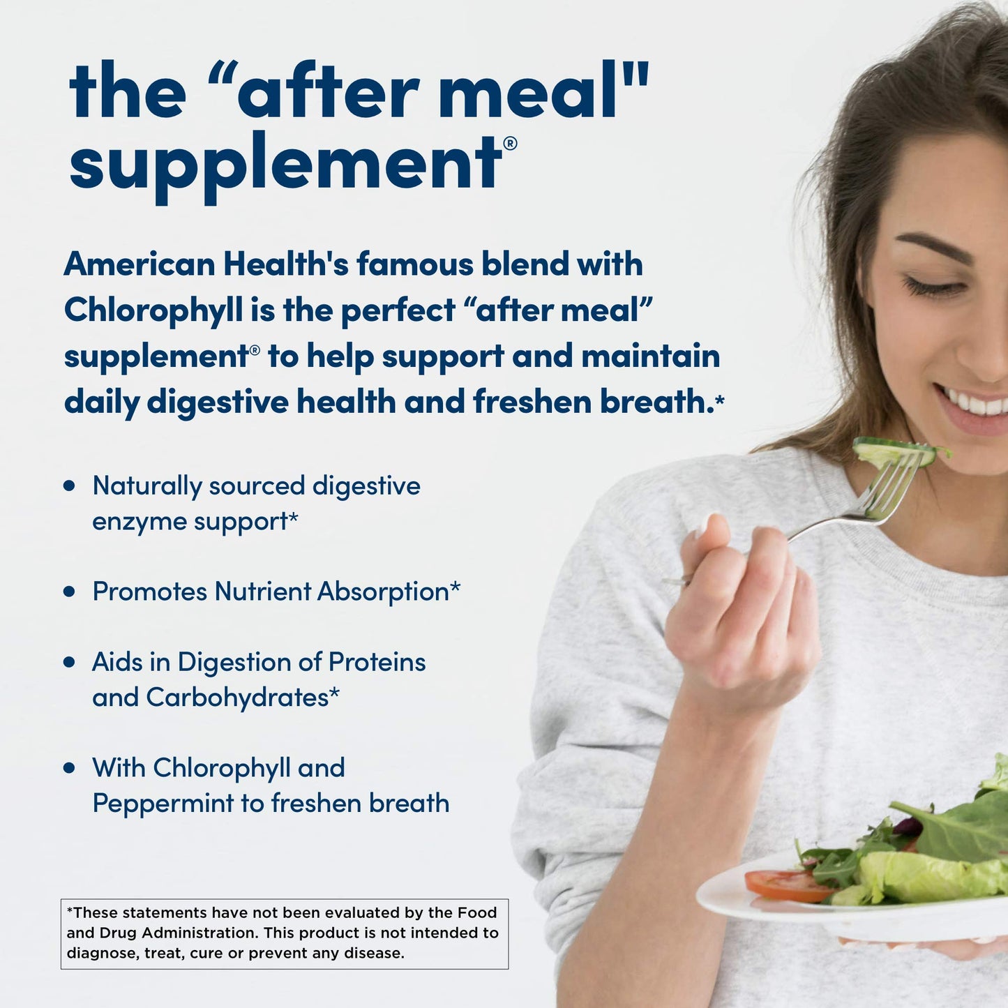 American Health Chewable Papaya Enzyme with Chlorophyll 600 Chwbls