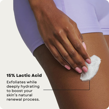 AmLactin KP Bumps Be Gone - Therapeutic Body Cream for Keratosis Pilaris - No-Scrub Exfoliator and Body Moisturizer