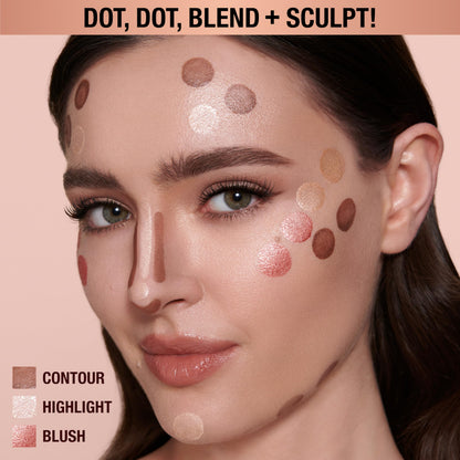 Charlotte Tilbury Beauty Light Wand Liquid Highlighter Makeup - Soft-Focus Highlighter & Blush for Cheeks - Pearlescent, Weightless Radiant Finish - Spotlight