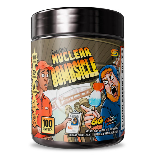 Gamer Supps GG Energy - CaseOh's Nuclear Bombsicle by CaseOh (100 Servings) - Keto Friendly Gaming Energy and Nootropic Blend, Sugar Free + Organic Caffeine + Vitamins + Immune Support, Powder Drink Gamer SuppsBuy Supplements Australia