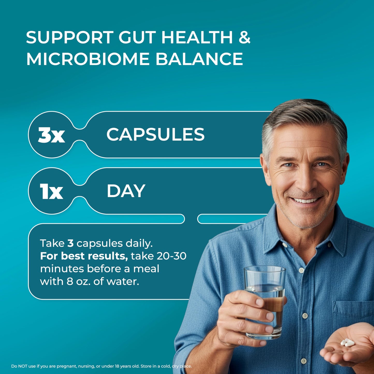 PUREHEALTH Research Improbiome - Prebiotic Fiber - Natural Support for Healthy Gut Prebiotics - Digestive Nutritional Supplements - with Jerusalem Artichoke, Apple Pectin & More - 90 Capsules PUREHEALTH RESEARCHBuy Supplements Australia